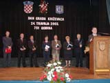 Predsjednik Hrvatskog sabora Zlatko Tomi i nagraeni na sveanij sjednici