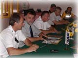 Predstavnici Kluba i HAK-a na tiskovnoj konferenciji 30.07.2003. g. u Krievcima